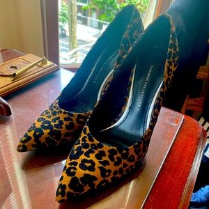 Zara Leopard Print Heels Size 41